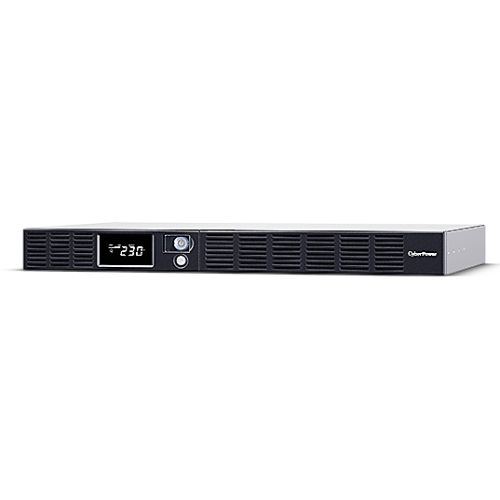 CyberPower Smart App 1500VA Line Interactive 1U Rackmountable Office UPS, 900W, LCD Display, 6x IEC, AVR Energy Saving, Hot-swappable Batteries - PC Gear UK