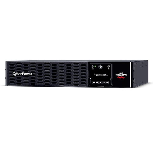 CyberPower XL Smart App 2200VA Line Interactive 2U Rackmountable Professional UPS, 2200W, LCD Display, 8x IEC, AVR Energy Saving, Hot-swappable Batteries, Ext. Battery Module - PC Gear UK