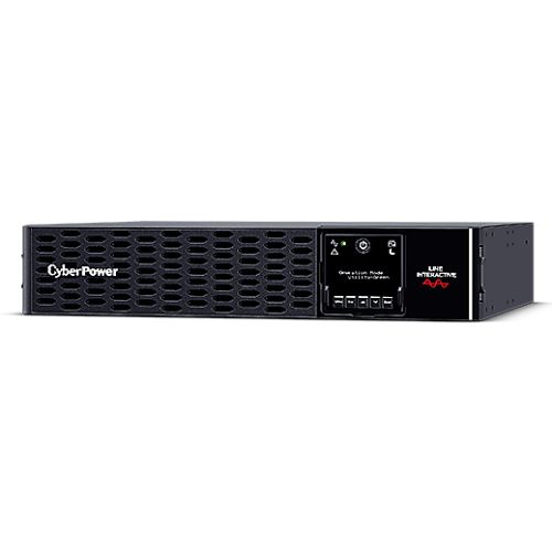 CyberPower Smart App 3000VA Line Interactive 2U Rackmountable Professional UPS, 3000W, LCD Display, 8x IEC, AVR Energy Saving, Hot-swappable Batteries - PC Gear UK