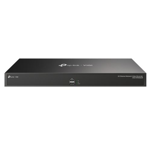 TP-LINK (VIGI NVR4032H) 32-Channel NVR, No HDD (Max 40TB), Face Recognition, Smart Search, Remote Monitoring, H.265+, 2-Way Audio - PC Gear UK