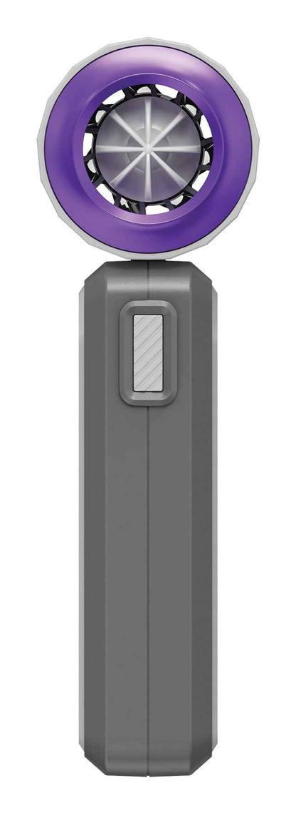 Verbatim Cool 'n' Go AirJet Handheld Fan, Grey, Purple