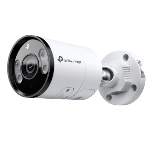 TP-LINK (InSight S385 2.8MM) VIGI 8MP Outdoor Full-Colour Bullet Network Camera w/ 2.8mm Lens, IP67, PoE, AI Detection/Classification, Two-Way Audio, H.265+ - PC Gear UK