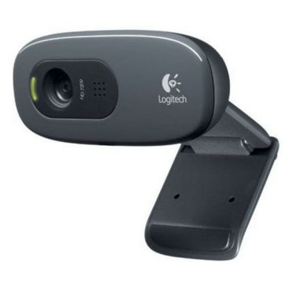 Logitech C270 Webcam, 3.0MP, HD 720p, Mic, HD Video Calling, Auto light correction - PC Gear UK