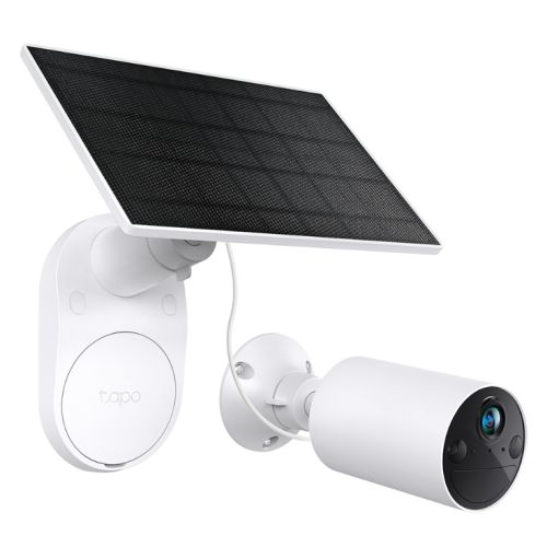 TP-LINK (TAPO C410 KIT) Smart Battery-Powered 2K Outdoor Security Camera & Solar Panel, 6400mAh Battery, Colour Night Vision, AI Detection, Alarms, 2-Way Audio, No Hub Required - PC Gear UK