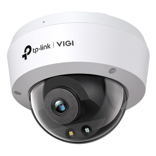 TP-LINK (VIGI C250 4MM) 5MP Full-Colour Dome Network Camera w/ 4mm Lens, PoE, Smart Detection, IP67, People & Vehicle Analytics, H.265+ - PC Gear UK