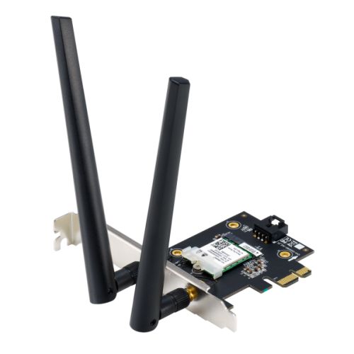 Asus (PCE-AX1800) AX1800 Wireless Dual Band PCI Express Wi-Fi 6 Adapter, Bluetooth 5.2,  WPA3, OFDMA & MU-MIMO - PC Gear UK