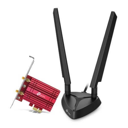 TP-LINK (Archer TXE75E) AXE5400 Wi-Fi 6E Tri-Band PCI Express Adapter, Bluetooth 5.2 - PC Gear UK