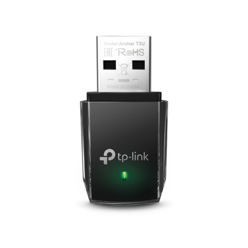 TP-LINK (Archer T3U) AC1300 (867+400) Wireless Dual Band Mini USB Adapter, MU-MIMO, USB3 - PC Gear UK