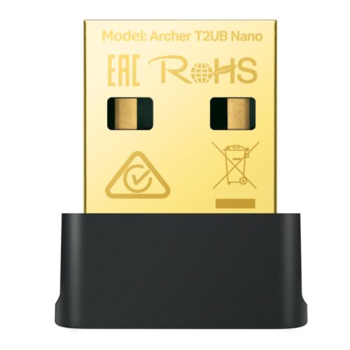 TP-LINK (Archer T2UB Nano) AC600 (433+200) Wireless Dual Band Nano USB Adapter, Bluetooth 4.2, Advanced WPA3 Security - PC Gear UK