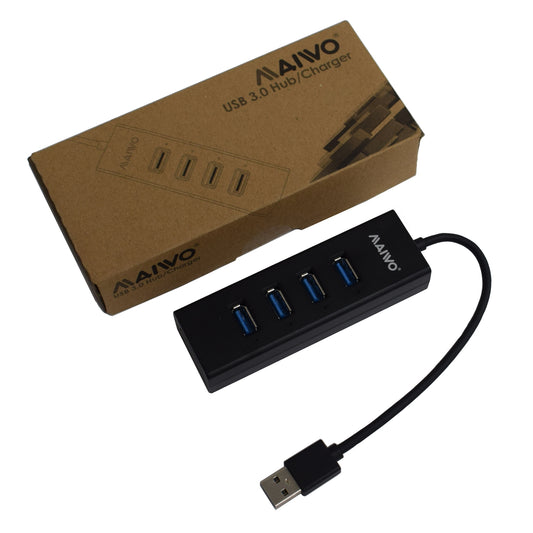 Maiwo KH304 4 Port USB 3.0 Hub & Charger - PC Gear UK