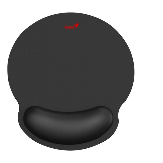 Genius G-WMP100 Ergonomic Mouse Pad with Wrist Rest for Support and Comfort with Anti-Slip Rubber Base, Black - PC Gear UK