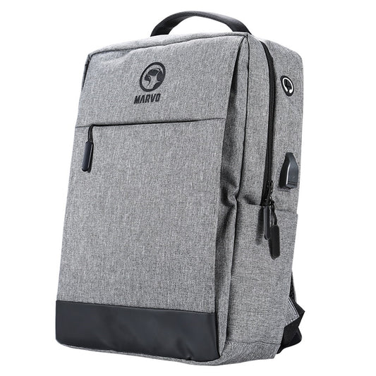 Marvo Scorpion Urbano 20 Black Waterproof 15.6 Inch Laptop Backpack with USB Charging Port (Grey) - PC Gear UK