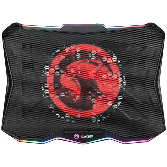 Marvo Scorpion FN-40 Atlas 40 RGB Laptop Cooling Stand | 9"-17.3" | USB Powered | Black