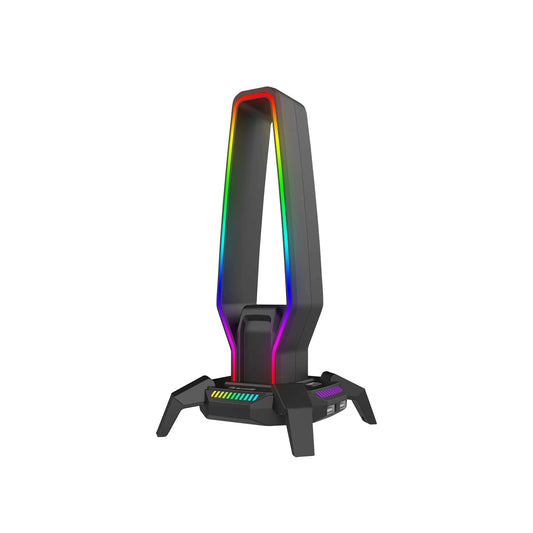 Marvo Scorpion HZ-10 Kobe 30 RGB Gaming Headset Stand & USB Hub | 3x USB 2.0 | Black