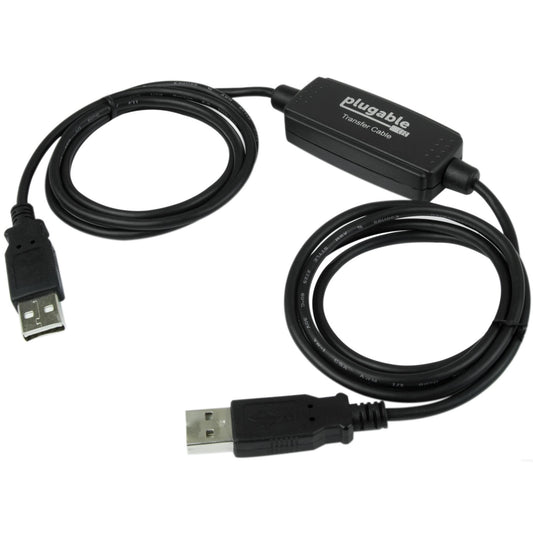 Plugable USB-EASY-TRAN Windows XP/Vista/7/8/8.1/10/11 PC to PC Transfer Cable - PC Gear UK