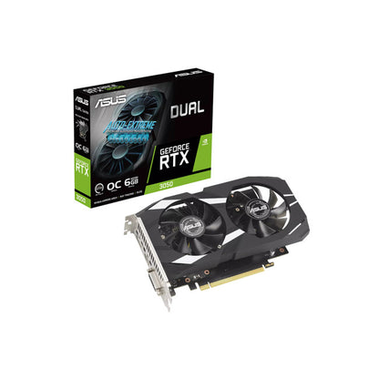 ASUS Dual GeForce RTX 3050 OC 6GB GDDR6 Graphics Card