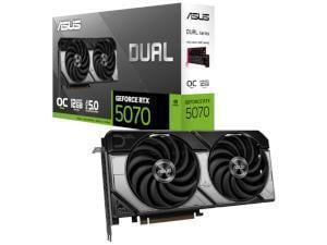 ASUS Dual GeForce RTX 5070 OC 12GB GDDR7 Graphics Card
