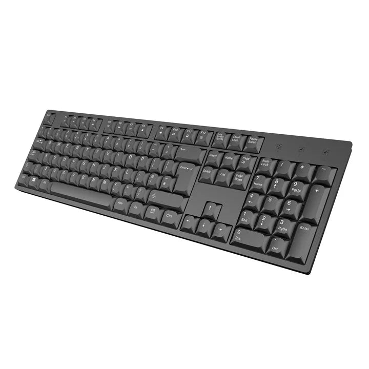 VIDA Office 2-in-1 USB Keyboard & Mouse Kit | UK Layout | Black
