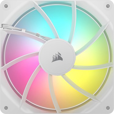 Corsair RS140 ARGB PWM 140mm Case Fan | 1700 RPM | White | Single