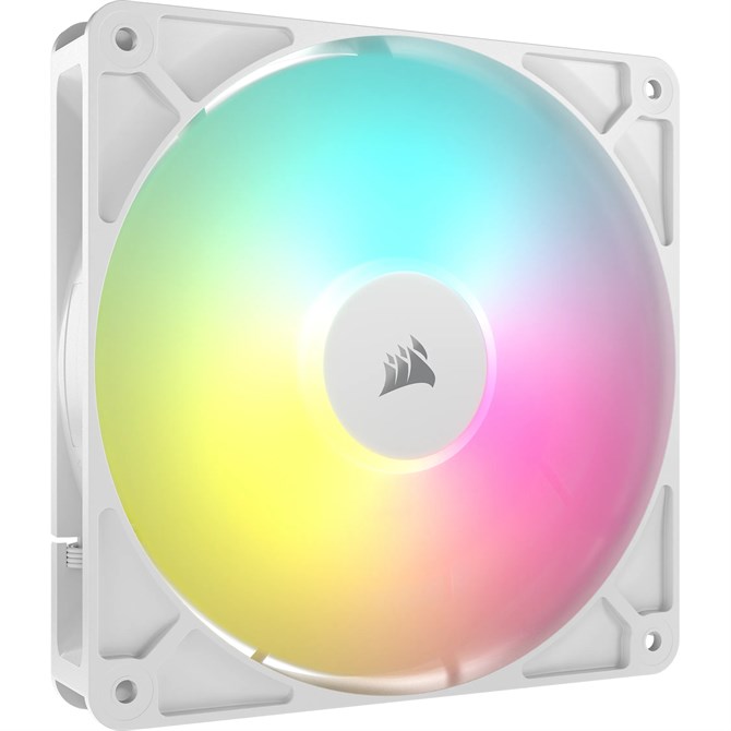 Corsair RS140 ARGB PWM 140mm Case Fan | 1700 RPM | White | Single