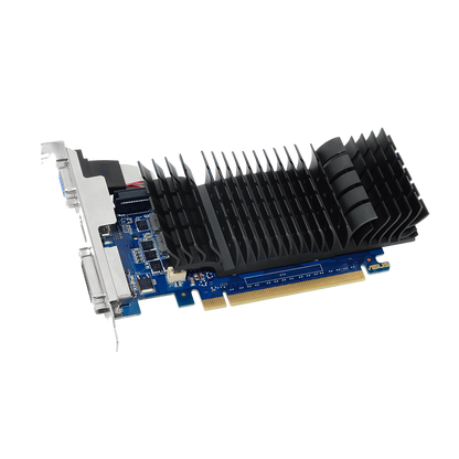 ASUS GeForce GT 730 2GB GDDR5 | Silent Fanless Graphics Card | Low Profile