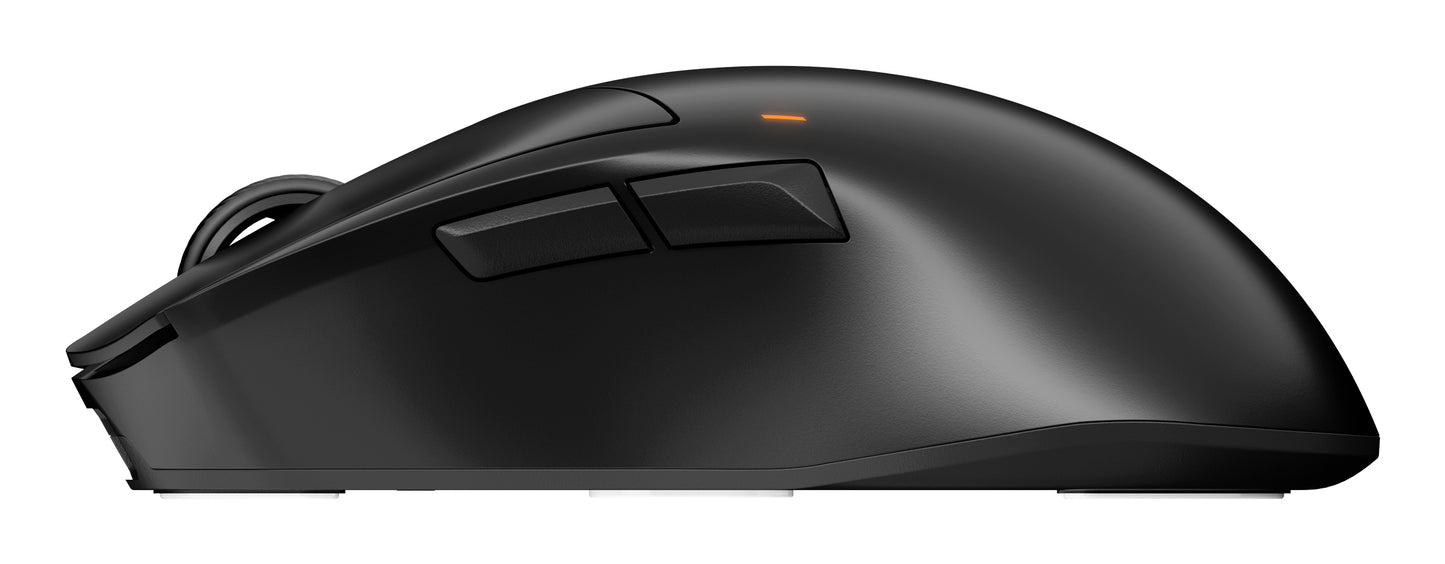 be quiet! Dark Perk Ergo Wireless Gaming Mouse | Lightweight 55g, PixArt PAW3950, 32000 DPI, 110Hr Battery, 8000Hz Polling