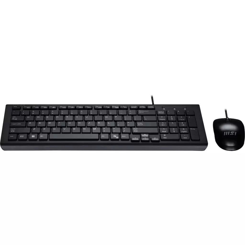 MSI Copilot Pro Wired Keyboard & Mouse Combo - UK QWERTY, 99 Keys, Black