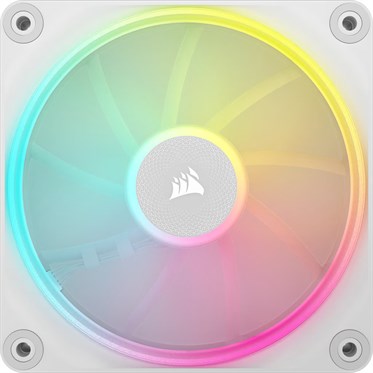 Corsair iCUE LINK LX120 RGB 120mm PWM Case Fan | 2400 RPM | White | 3-Pack