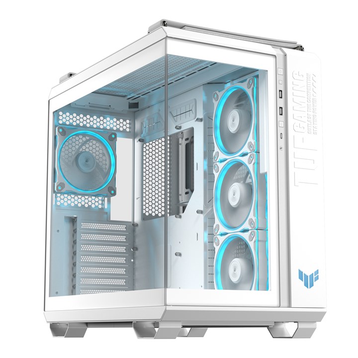 ASUS TUF Gaming GT502 Horizon ARGB Midi Tower Case | ATX | 4 ARGB Fans | White