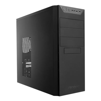 Antec VSK-4000B-U3/U2 Mid Tower Case, 1 x USB 3.0 / 1 x USB 2.0, Galvanized Steel, Vented Side Panel, 1 x Pre-Installed Fans, ATX, Micro-ATX, Mini-ITX Compatible