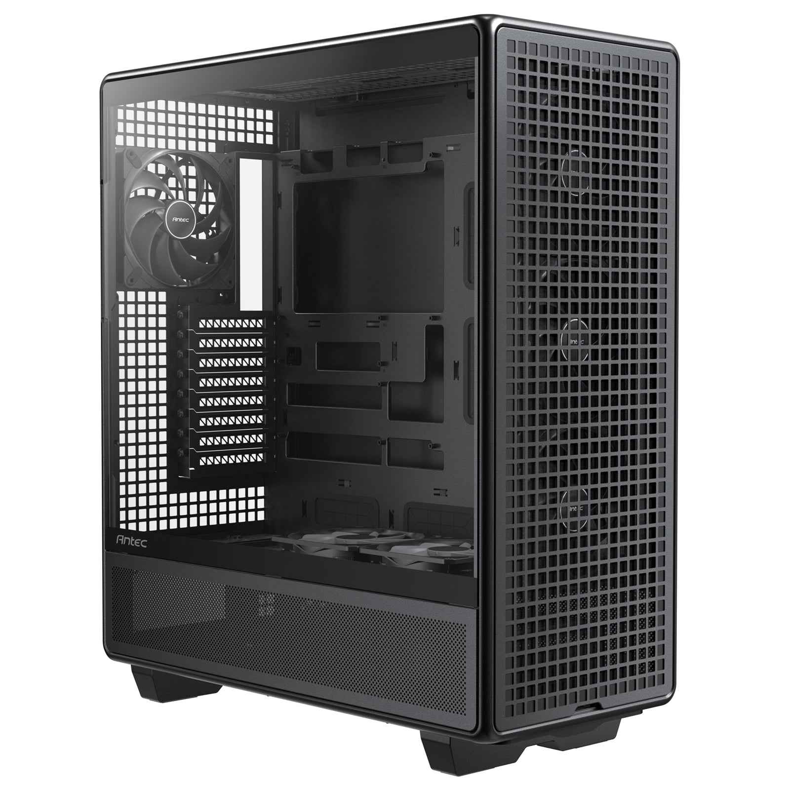 Antec 900 Full Tower Gaming Case, 1 x USB Type-C / 2 x USB 3.0, Tempered Glass Side Window Panel, 6 x Pre-Installed High- Performance PWM Fans, ATX, E-ATX, SS-CEB,SSI-EEB , Threadripper, (Supports Back-Connect Motherboards)