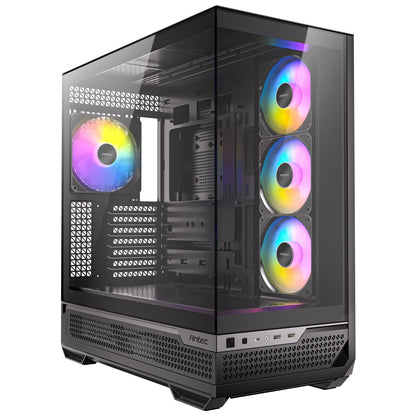 Antec, Antec C7 ARGB Mid-Tower Gaming Case, E-ATX/ATX/mATX/ITX, 3x 120mm & 1x 140mm ARGB Fans, Tempered Glass, Black, Mid Tower