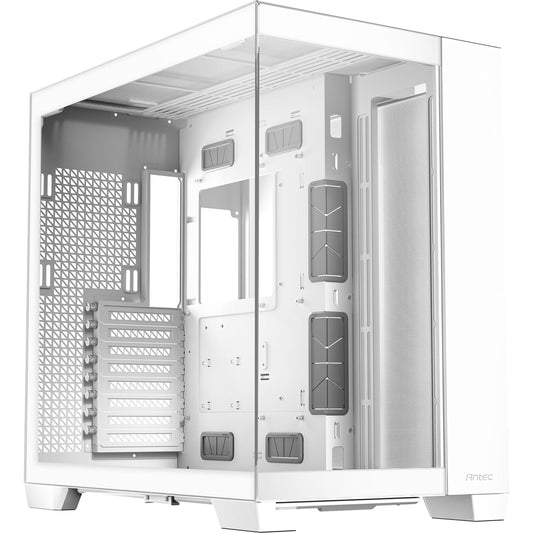 ANTEC Constellation C8 Dual Chamber Case, Gaming, White, Full Tower, 2 x USB 3.0 / 1 x USB Type-C, Seamless Left and Front Tempered Glass Side Panel, E-ATX, ATX, Micro ATX, ITX - PC Gear UK