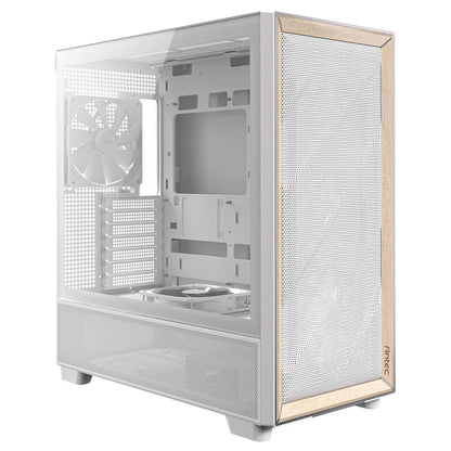 Antec FLUX Mid Tower Gaming Case, 1 x USB Type-C / 2 x USB 3.0, Tempered Glass Side Window Panel, Multi-directional Vent Design, 5 x Pre-Installed PWM Fans, E-ATX (=330mm), ATX, Micro-ATX, ITX Compatible