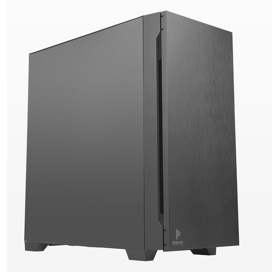 ANTEC P10C Case, Silent, Black, Mid Tower, 2 x USB 3.0 / 1 x USB 3.1 Gen 2 Type-C, Sound-Dampening Foam Panels, Air-Concentrating Front Filter with Widened Air Passage, Reversible Swing Front Panel Design, ATX, Micro ATX, Mini-ITX - PC Gear UK