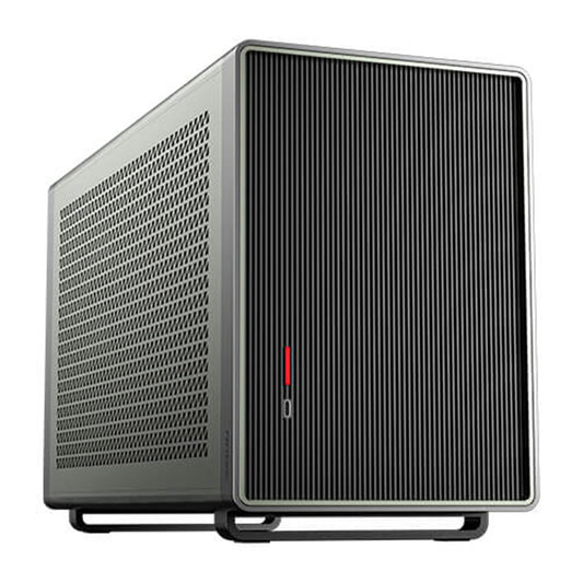 Antec Performance 1M Aventurine Mini-ITX Gaming Case, 1 x USB Type-C, Perforated Panel Design for Optimal Airflow  0 x Pre-Installed Fans,  SFX-L & SFX only, ITX Compatible