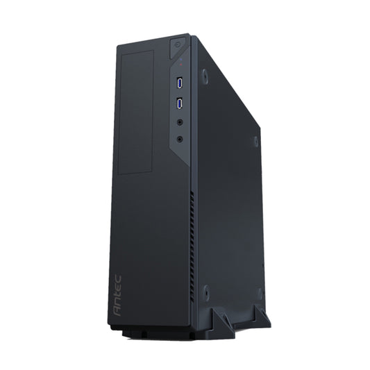 ANTEC VSK2000-U3 Case, Home & Business, Black, Slim Desktop Chassis, 2 x USB 3.0, Micro ATX, Mini-ITX, TFX PSU Form Factor Required - PC Gear UK