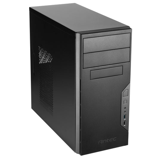 ANTEC VSK-3000B-U3/U2 Case, Home & Business, Black, Micro Tower, 1 x USB 3.0 / 1 x USB 2.0, Micro ATX, Mini-ITX - PC Gear UK