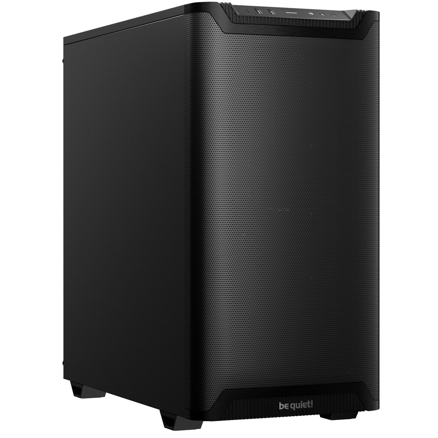 be quiet! Pure Base 501 Airflow Black ATX Mid Tower Case with USB-A, USB-C, 2 x Pure Wings 2 140mm Black PWM Fans, Sleek Front Panel and Airflow Cover - PC Gear UK