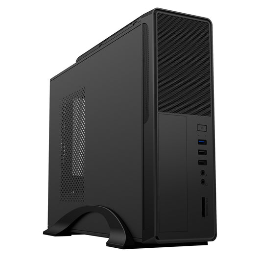 CiT S014B Thin Client Micro ATX 1 x USB 3.0 / 2 x USB 2.0 Black Case with 300W PSU - PC Gear UK