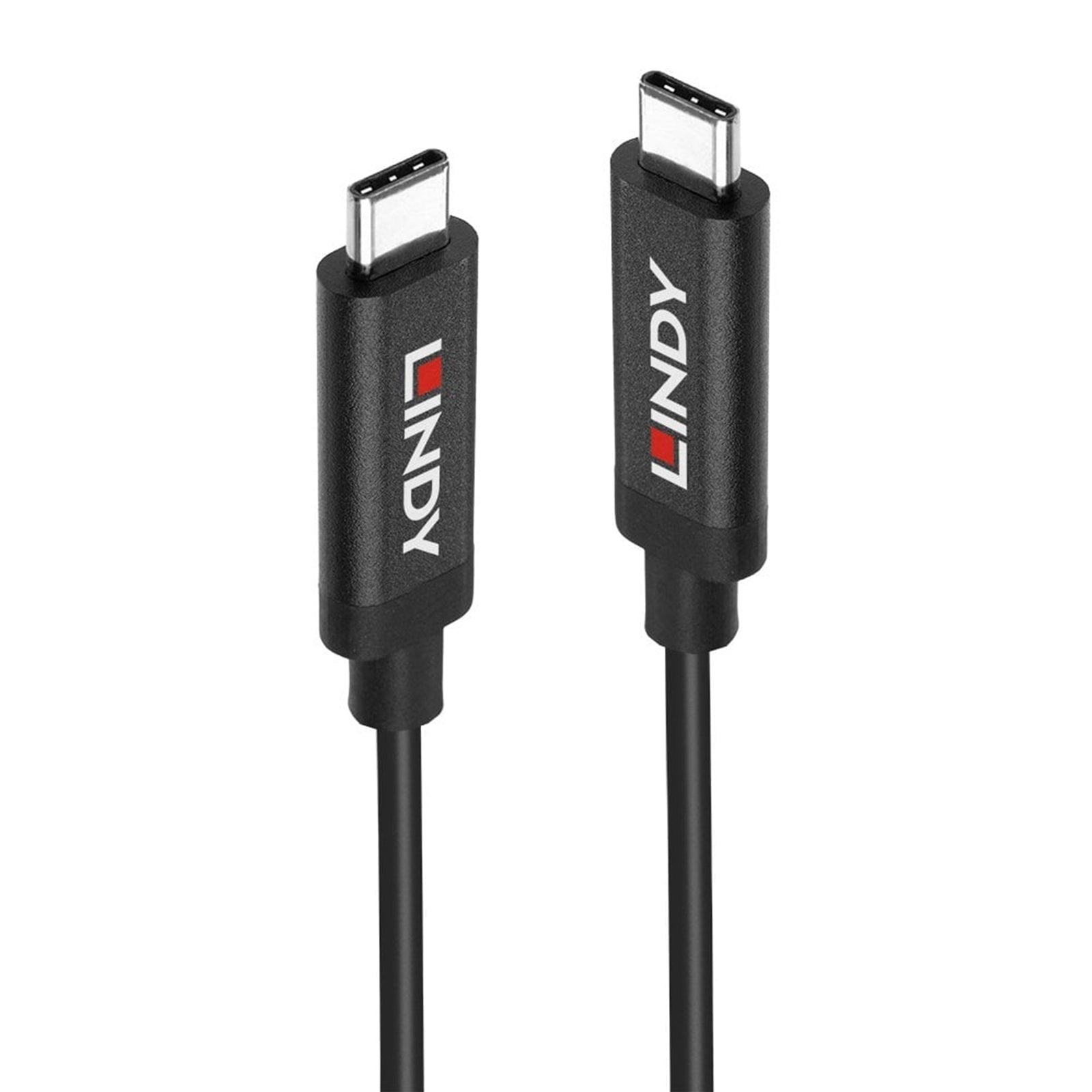 LINDY 43308 5m Active USB 3.2 Gen 2 C/C Cable, Data transfer rates up to 10Gbps, Supports video resolutions up to UHD 8K 7680x4320@60Hz including 4K 4096x2160@120Hz, 2 year warranty - PC Gear UK