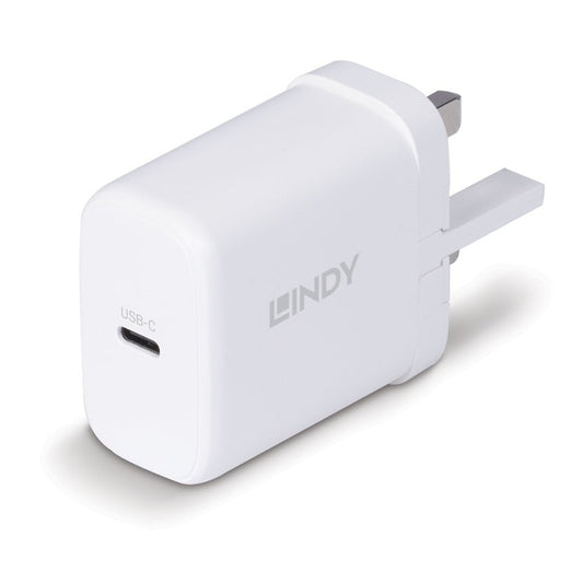 LINDY 73427 65W USB Type C GaN Charger UK Plug - PC Gear UK