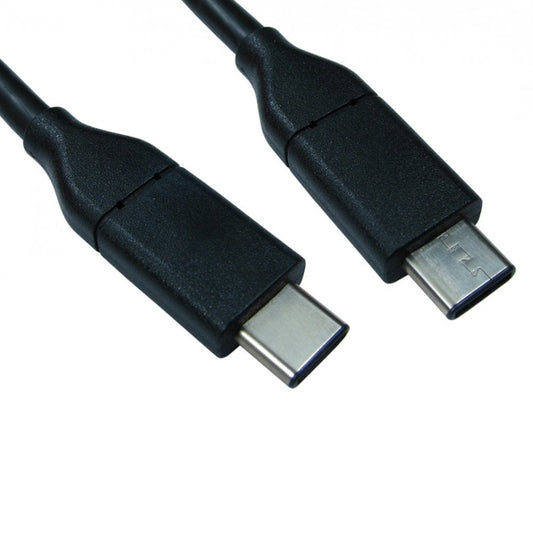 USB 3.1 Type-C (M) to USB 3.1 Type-C (M) 1m Black OEM Data Cable - PC Gear UK