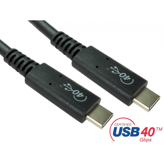 USB 4.0 1m Certified USB 40Gbps 100W Cable USB4-4100 - PC Gear UK