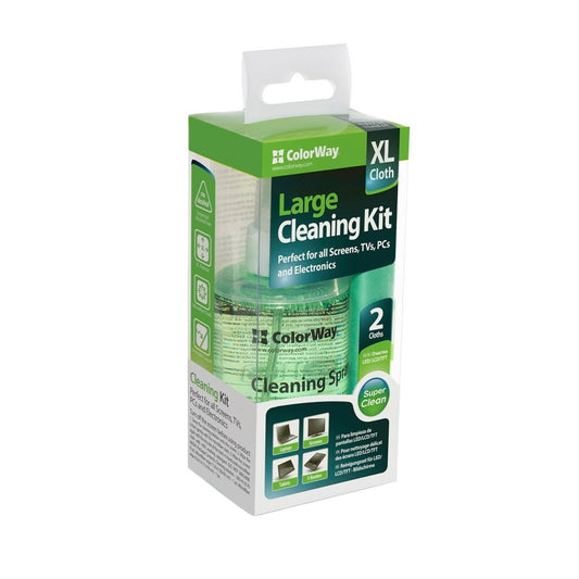 Colorway 3 in 1 Cleaning Kit for LED/ LCD/ TFT Screens 200ml - PC Gear UK