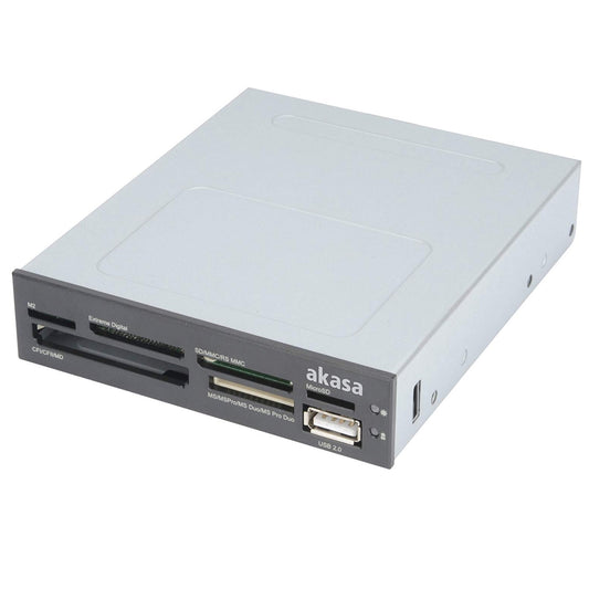 Akasa AK-ICR-07 Internal 6-Slot Multi Card Reader with USB port - PC Gear UK