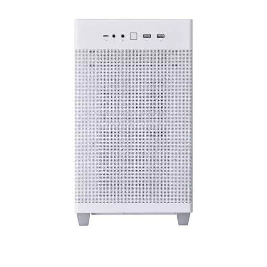 ASUS Prime AP201 Tempered Glass mATX Mini Tower Case | 33L | White