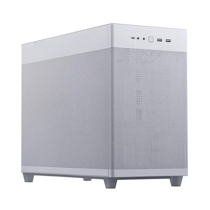 ASUS Prime AP201 Tempered Glass mATX Mini Tower Case | 33L | White