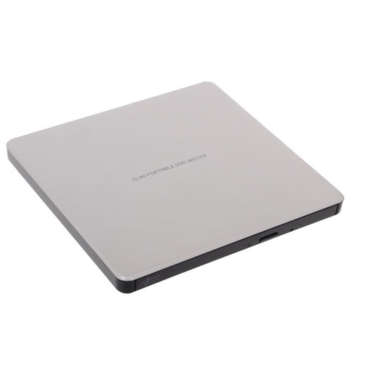 Hitachi-LG GP60NS60 8x DVD-RW USB 2.0 Silver Slim External Optical Drive - PC Gear UK