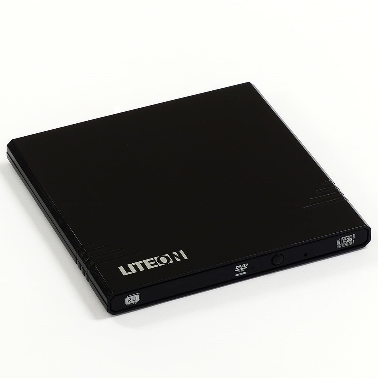 LiteOn eBAU108 Black Ultra Slender USB 2.0 External Optical Drive - PC Gear UK